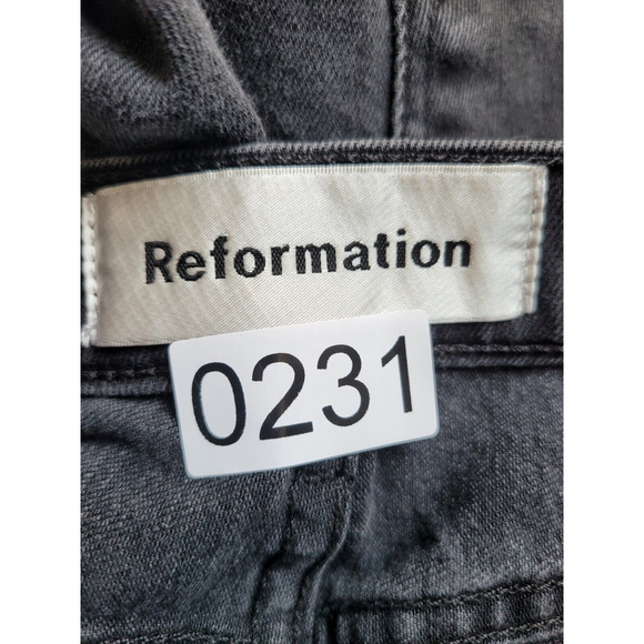 [231] Reformation Women's Size 27 Distressed Denim Serena High Skinny Jeans - Picture 6 of 8
